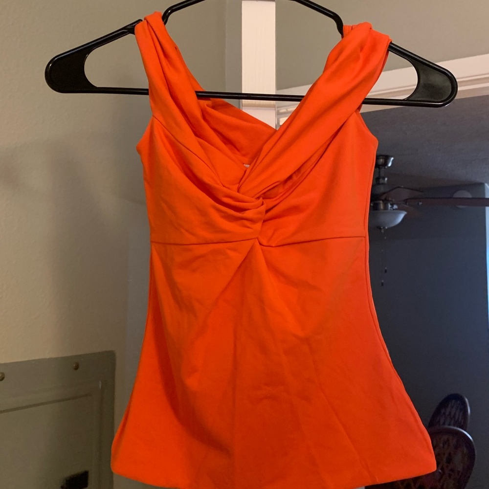 Aritzia Contour Orange Top